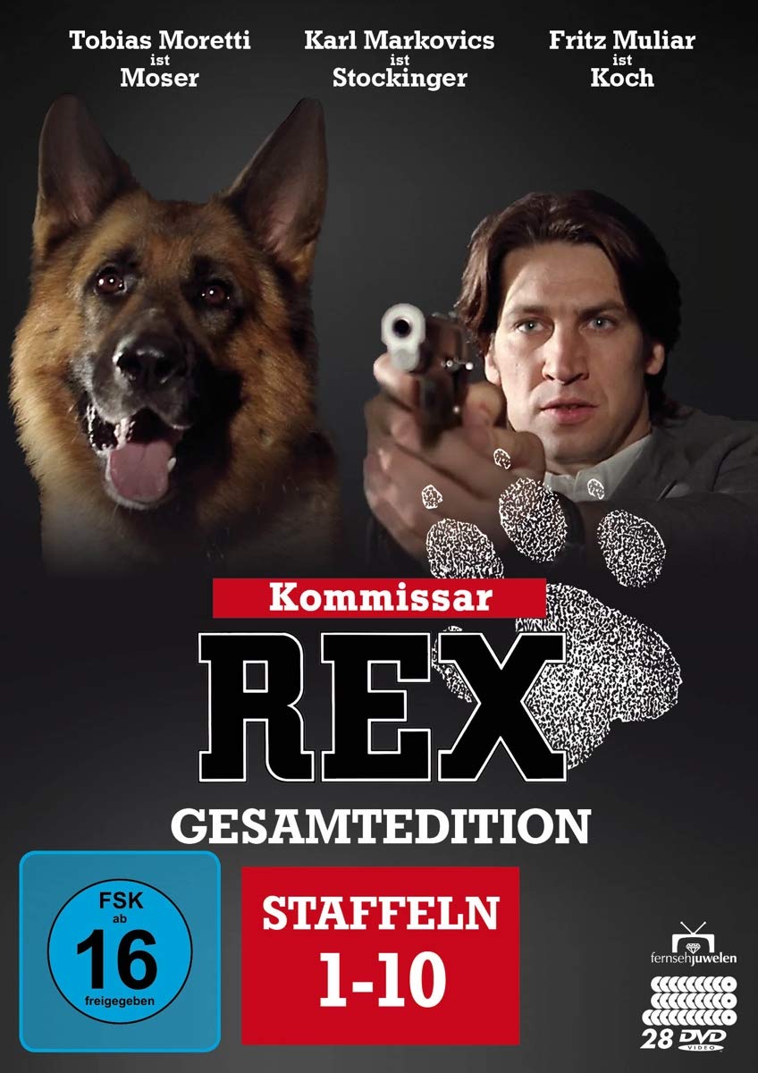 Kommissar Rex - Gesamtedition (Staffeln 1-10) (28 Discs) (DVD) Heinz Weixelbraun - Picture 1 of 4