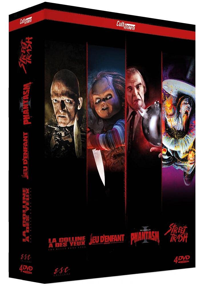 Cult'Horror : Phantasm + Chucky-Jeu d'enfant + Street Trash + La Colline a des Yeux (DVD)