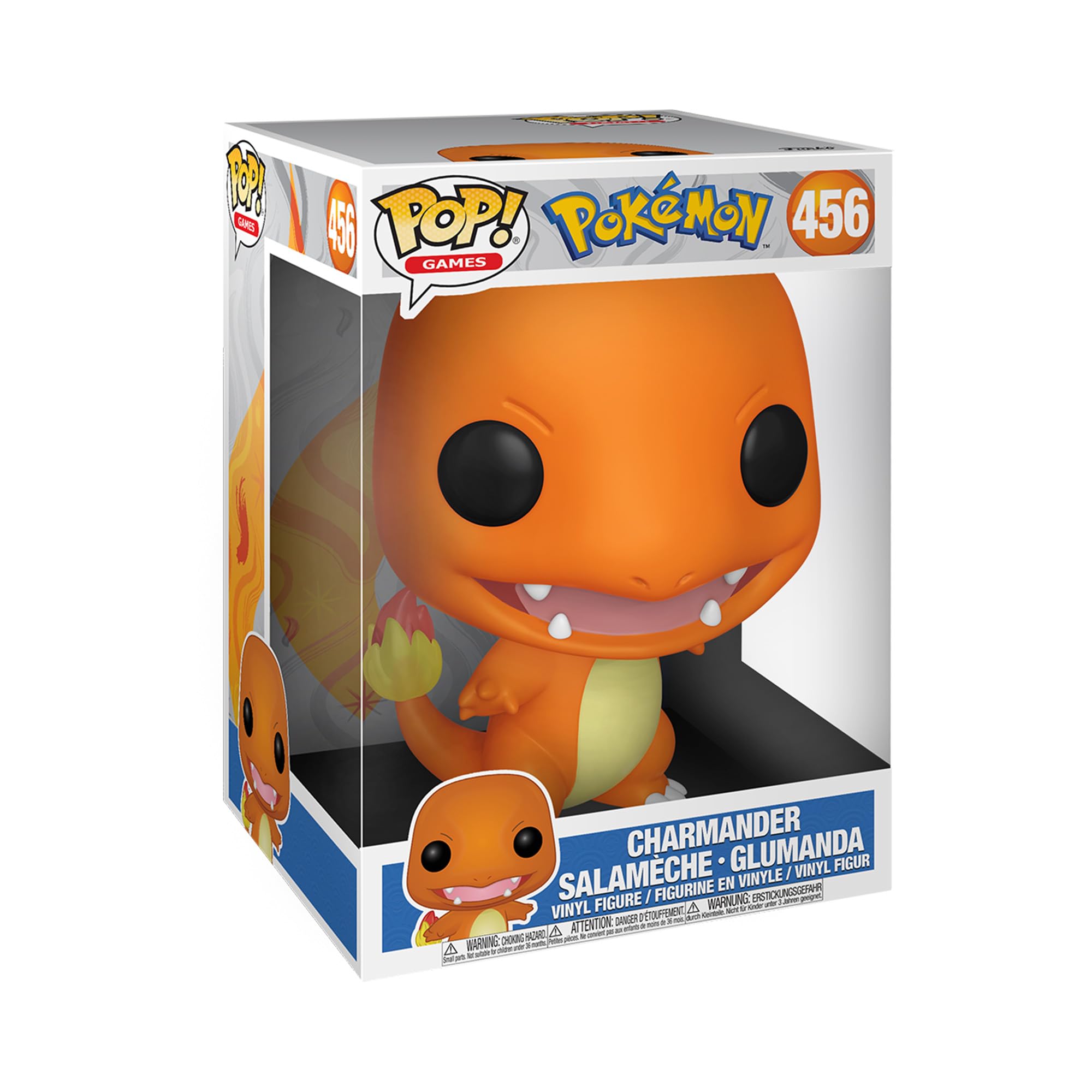 Photos - Action Figures / Transformers Funko Pop! Games: Pokemon - 10 Charmander - Glumanda - Vinyl-Sammelfigur - Geschenkidee - Offizielle Handelswaren - Spielzeu 