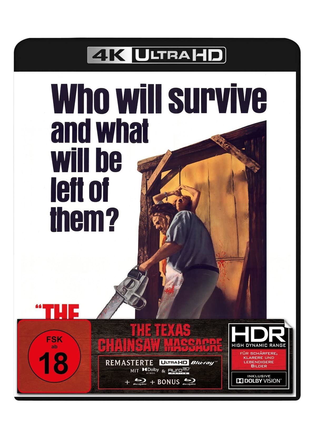 The Texas Chainsaw Massacre (4K Ultra HD Blu-ray + Blu-ray + Bonus-Blu-ray) (4K Ultra HD)