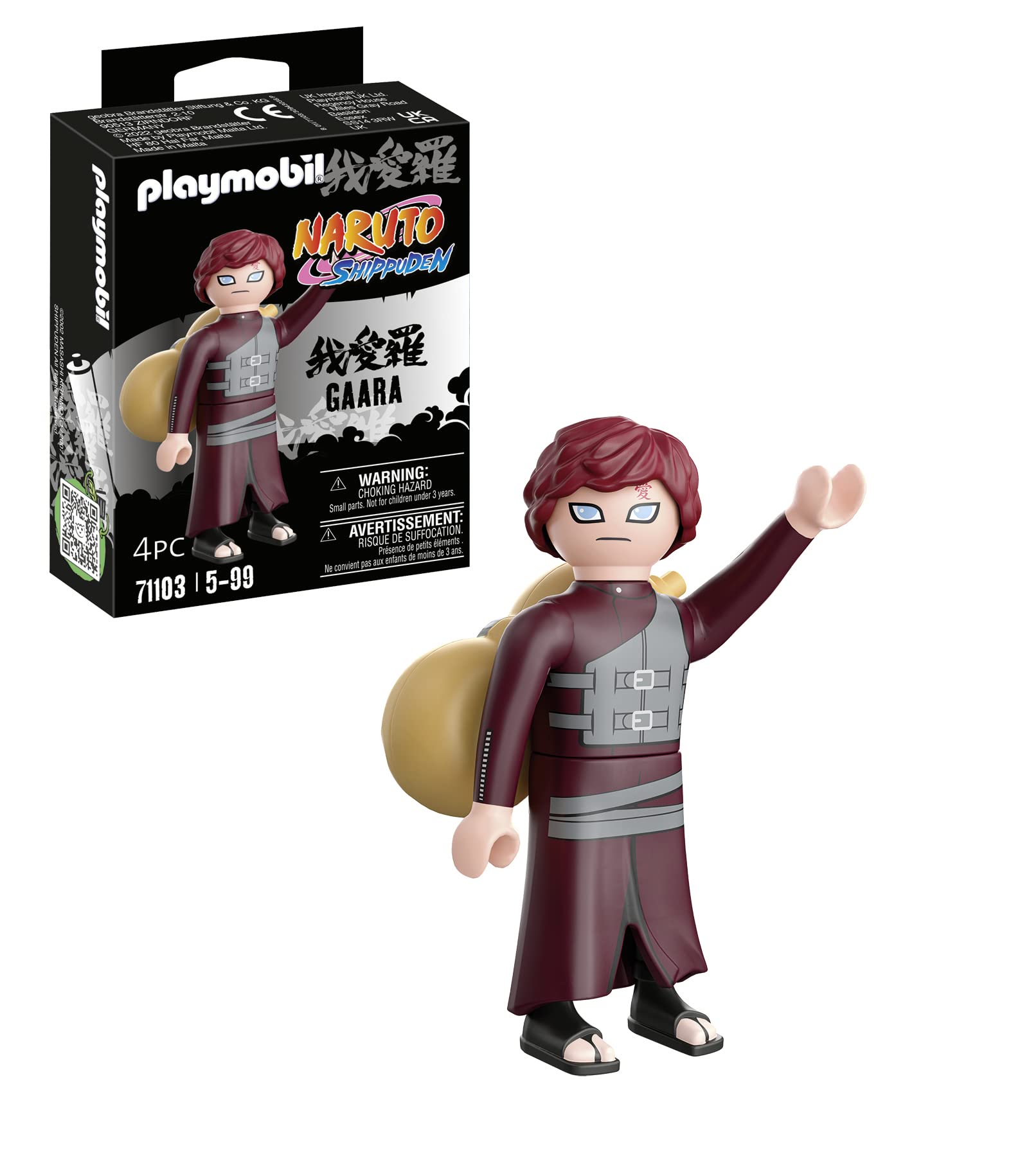 Photos - Toy Car Playmobil 71103 Naruto: Gaara Figure Set Naruto Shippuden Anime Collectors 