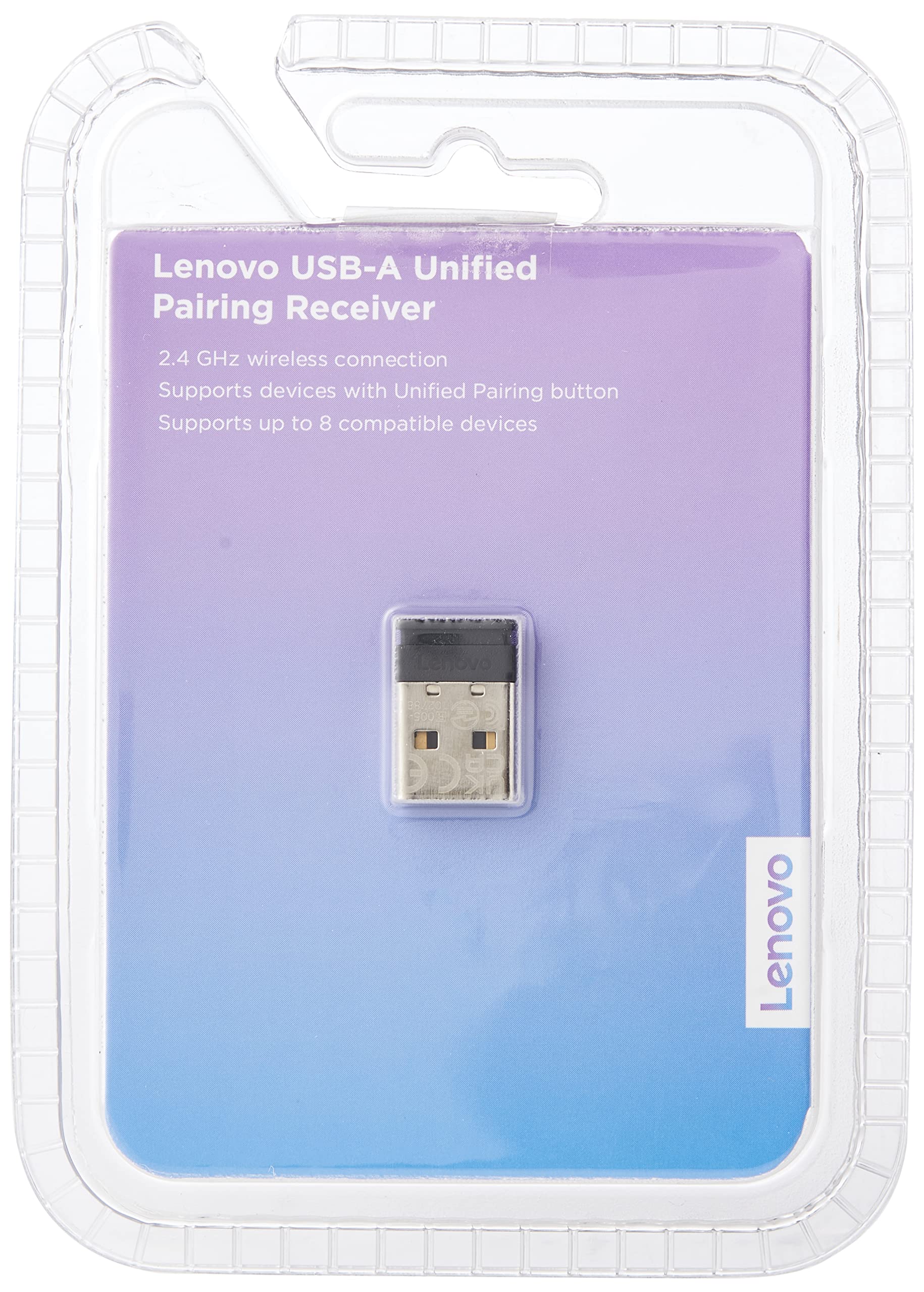 Photos - Cable (video, audio, USB) Lenovo USB-A Unified Pairing Receiver USB receiver 195892016823 