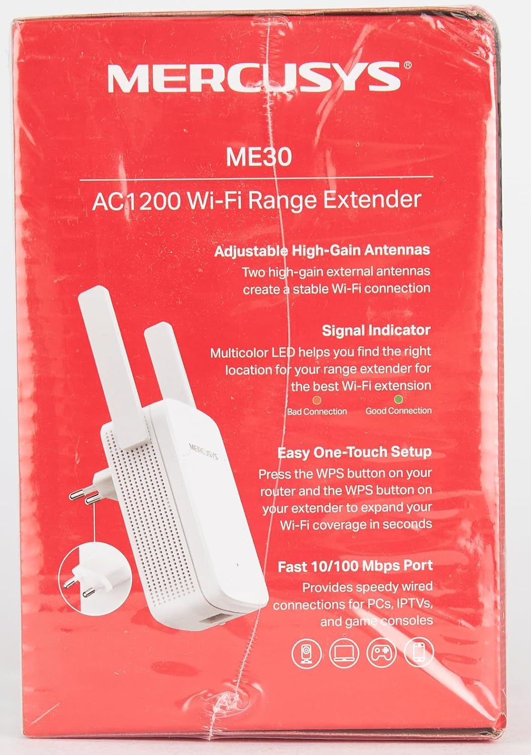 Mercusys ME30 - AC1200 przedłużacz zasięgu Wi-Fi - Zdjęcie 4 z 10