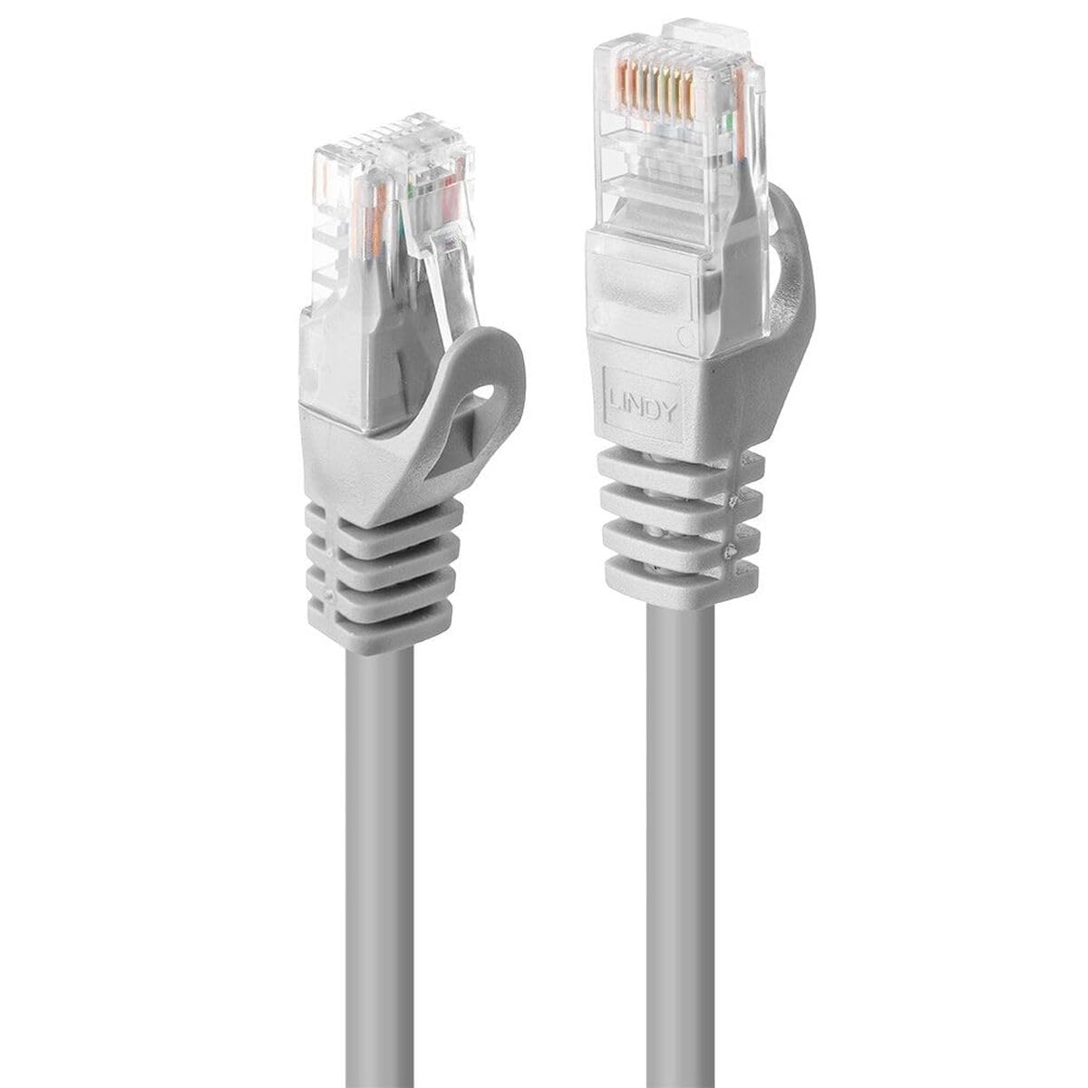 Photos - Cable (video, audio, USB) Lindy 48403 Network cable Gray 2 m Cat5e U / UTP  48402 (UTP)