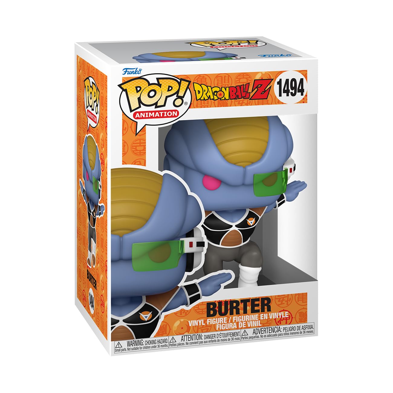 Photos - Action Figures / Transformers Funko POP! Animation: Dragon Ball Z - Burter - Collectable Vinyl Figure - Gift Idea - Official Merchandise - Toys for Kids &