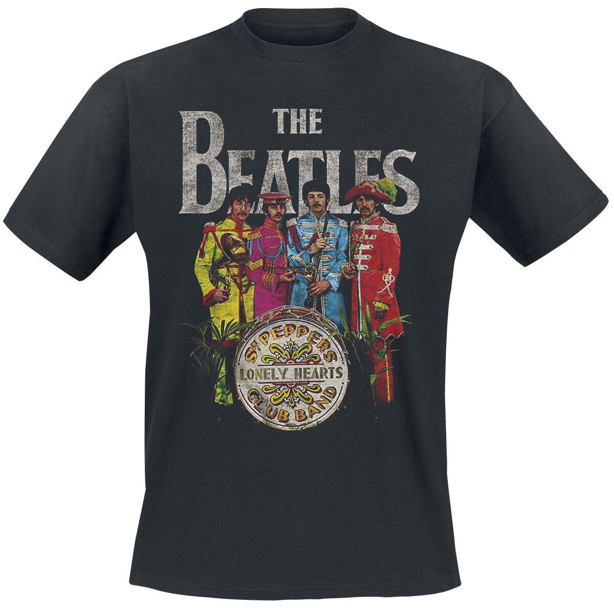 Мужская футболка The Beatles SGT Pepper Black XL Black