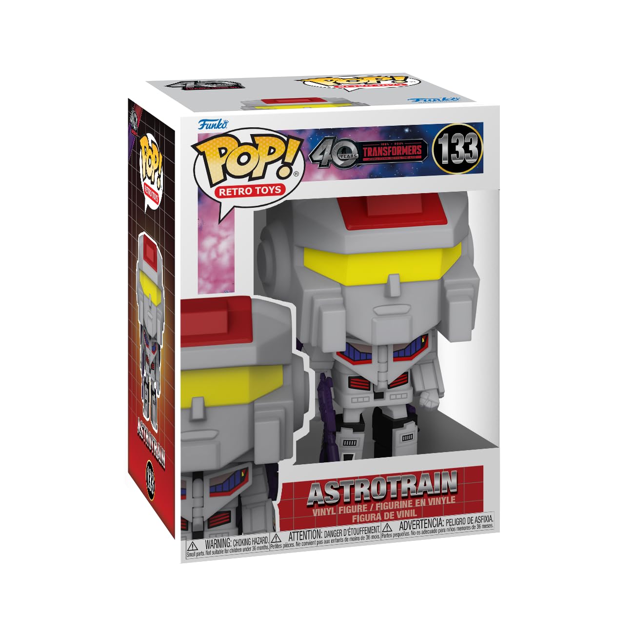 Photos - Action Figures / Transformers Funko Pop! Retro Toys: Transformers G1- Astrotrain - Transformers Classic - Collectable Vinyl Figure - Gift Idea - Official 