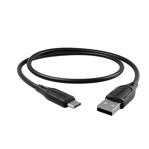 Cygnett Essentials - Cavo da USB-C a USB-A (USB 2.0), 2 m, colore: Nero