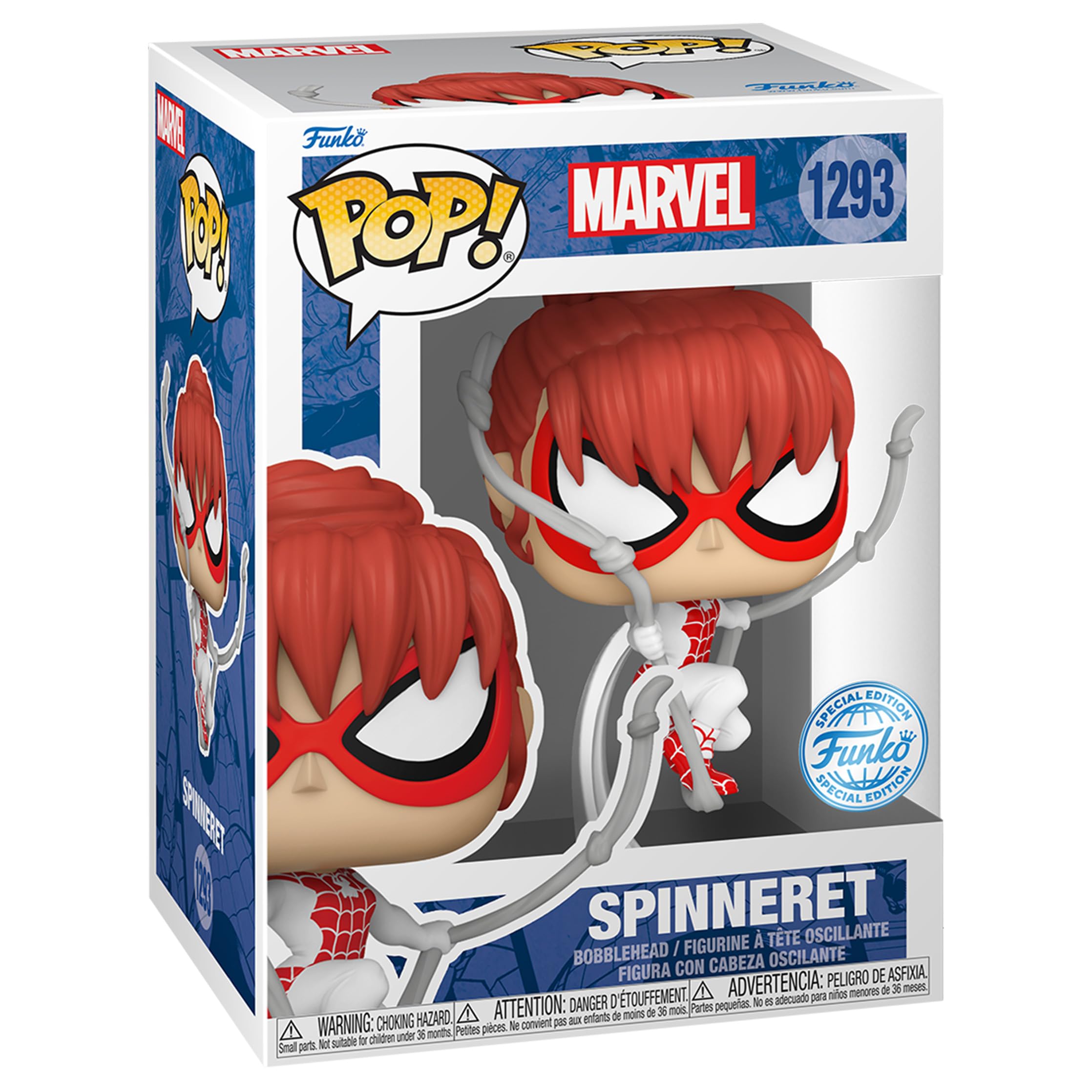 Photos - Action Figures / Transformers Funko Pop! Marvel: Spider-Man - Spinneret Special Edition Multicolor Exclusive #1293 ‎74527 