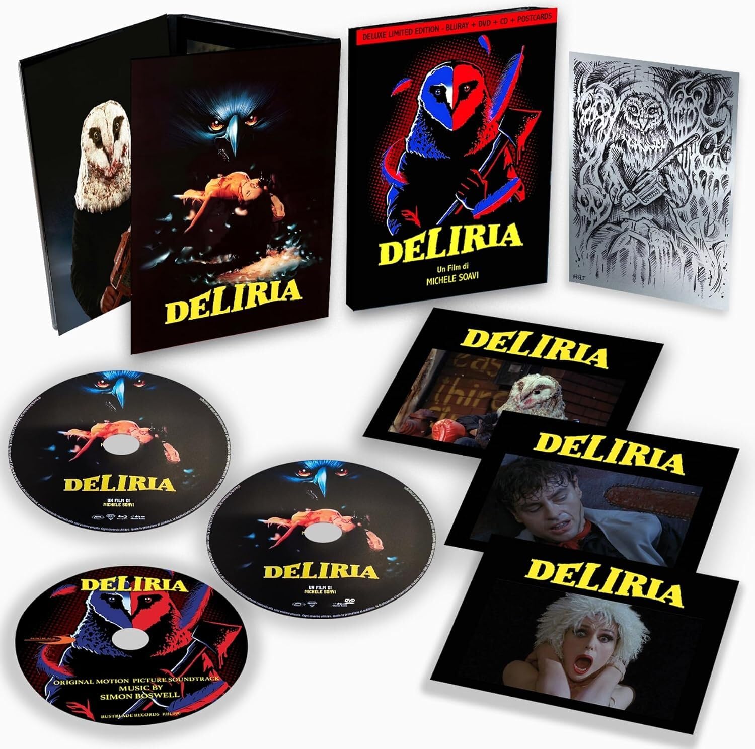 Deliria: Deluxe - All-Region includes Soundtrack Postcards (Blu-ray)