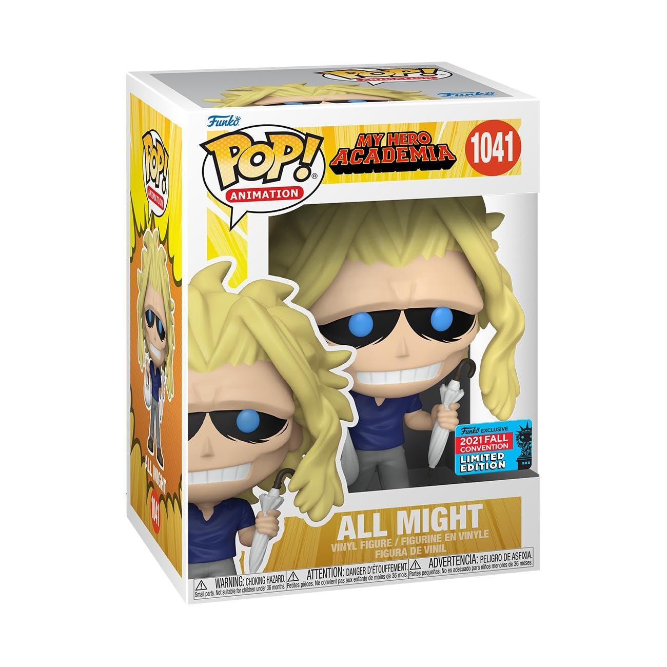 Photos - Action Figures / Transformers Funko Pop! Animation: My Hero Academia  -  - All Might With Bag & Umbrella - Collectable Vinyl Figure - Gift Idea (MHA)