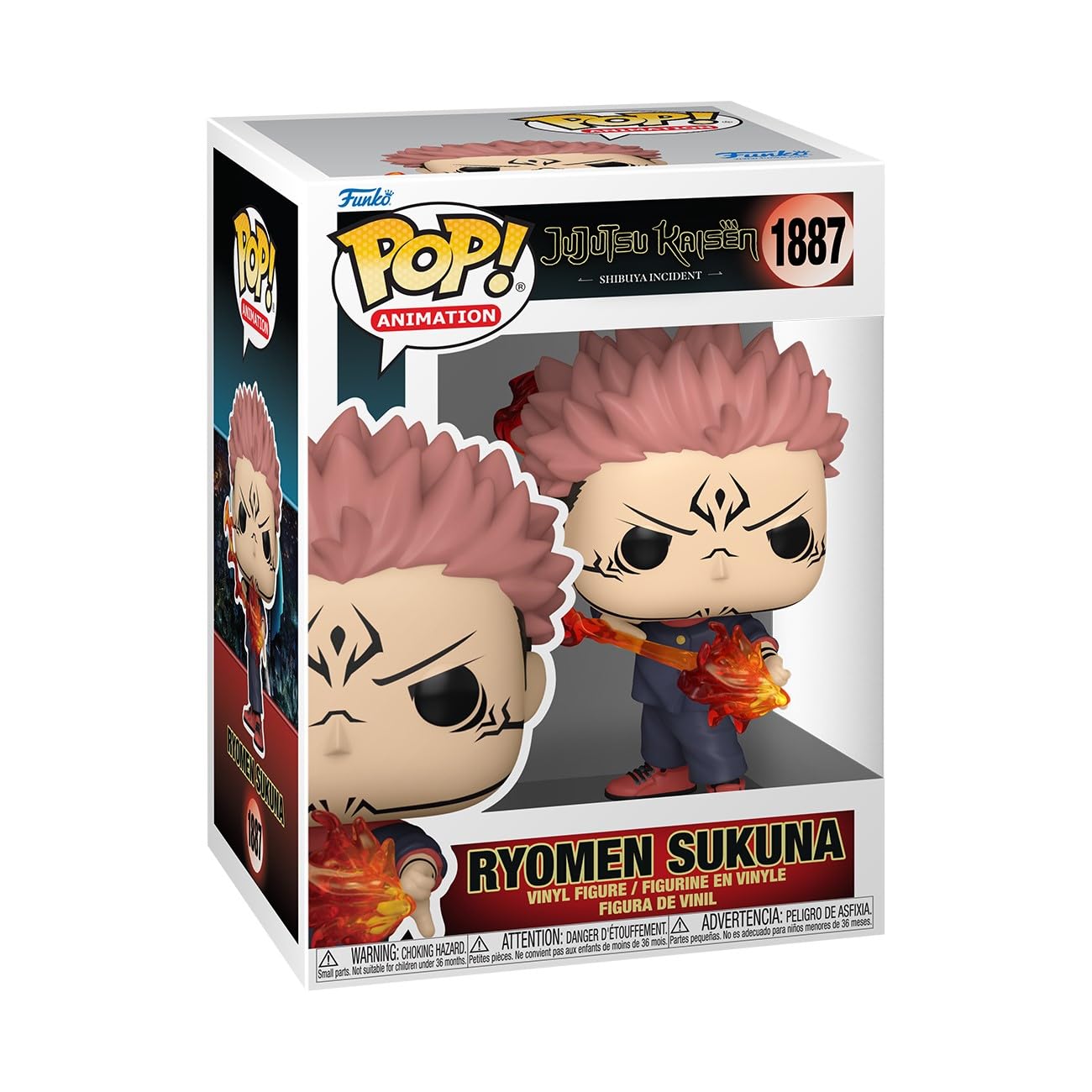 Photos - Action Figures / Transformers Funko POP! Animation: JJK - Ryomen Sukuna -  - Jujutsu Kaisen - Collectable Vinyl Figure - Gift Idea - Official (Fire Arrow)
