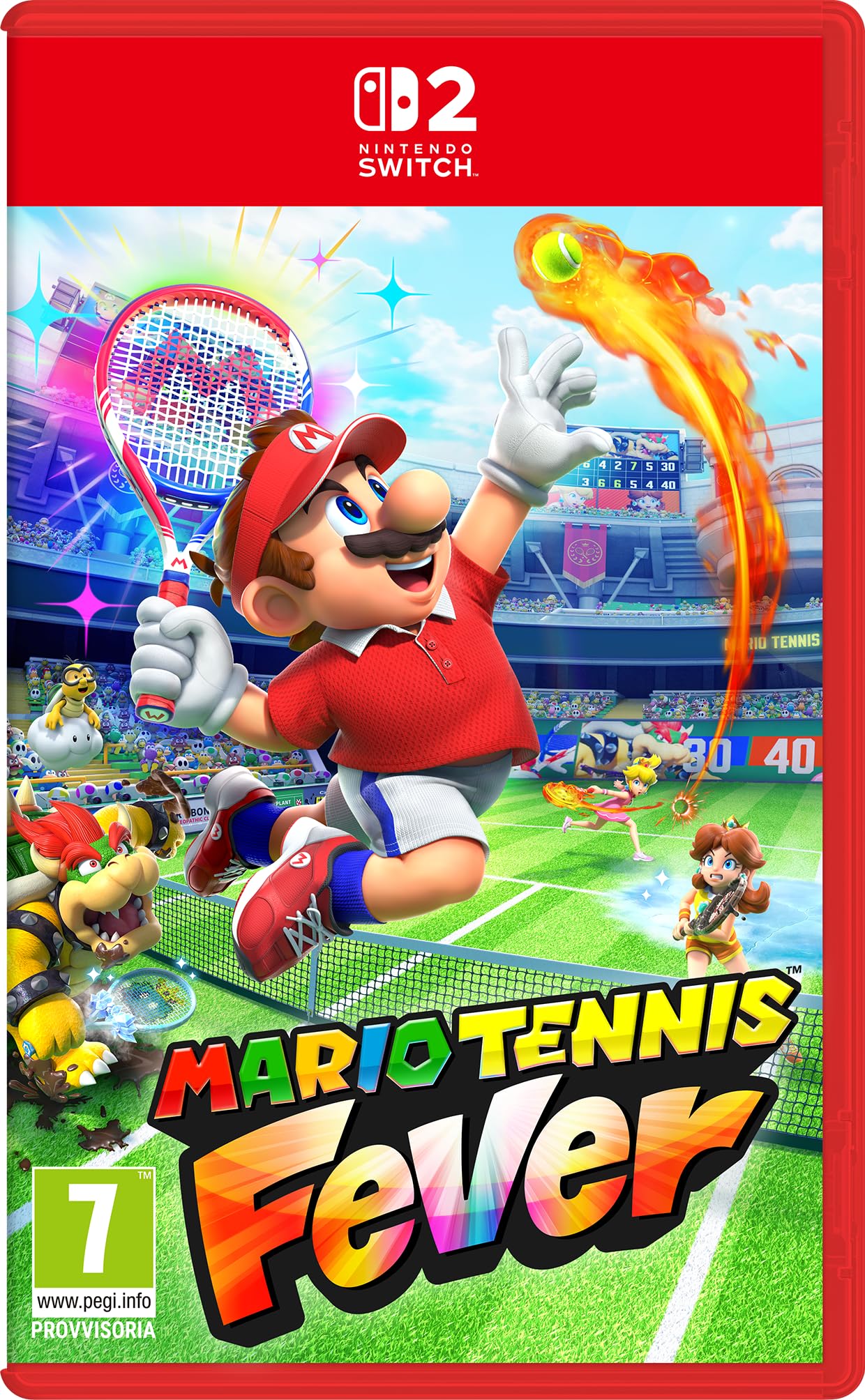 Photos - Game Nintendo Mario Tennis Fever -  Switch 2 - Ed. Italiana - Versione su scheda Bee Mario Tennis Fever 