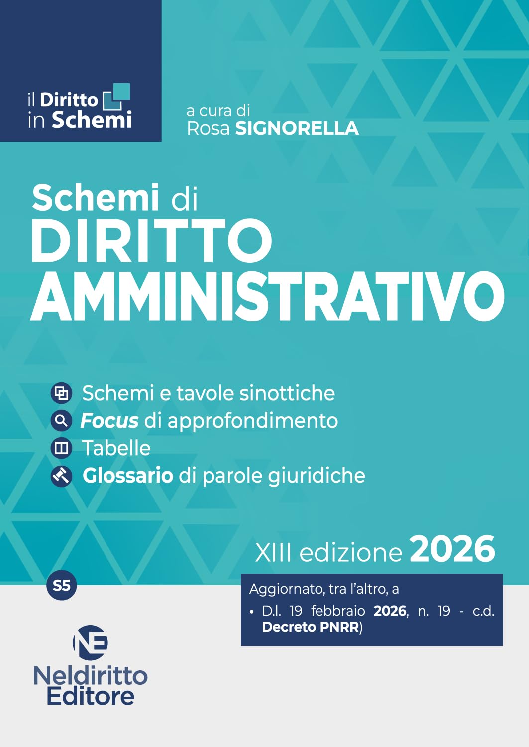 R. Signorella Schemi di diritto amministrativo 2026 (Paperback)