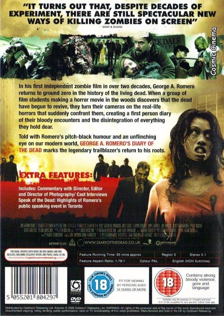 Diary Of The Dead - Single Disc Edition (DVD)