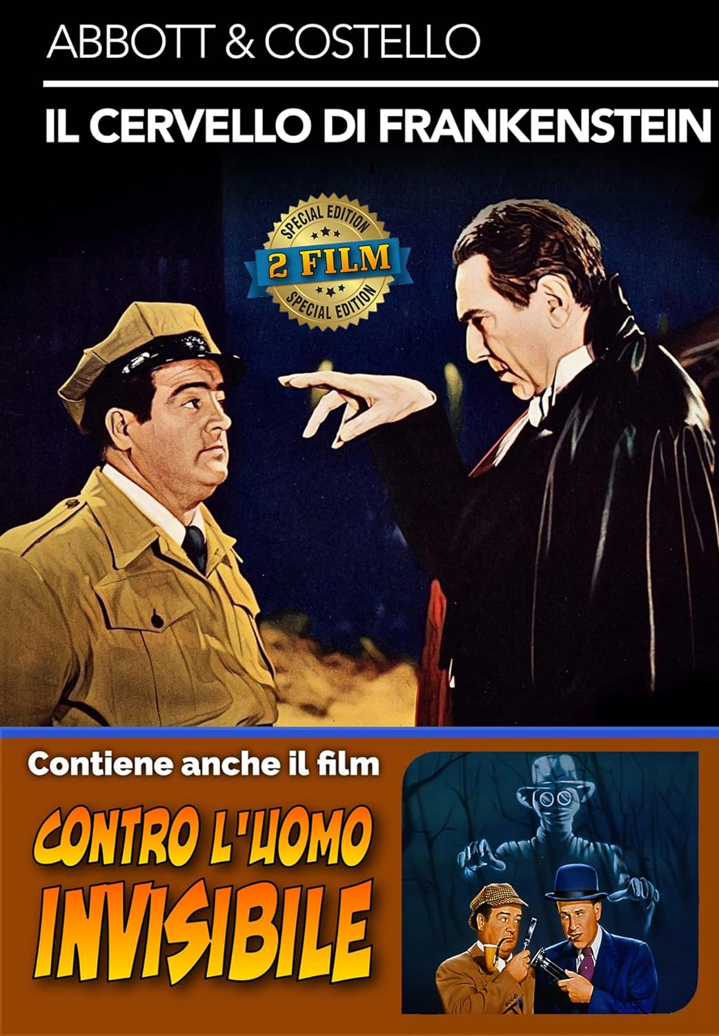 Cervello Di Frankenstein (Il) / Frankenstein Contro L'Uomo Invisibile (DVD)
