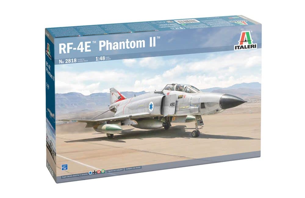 Italeri IT2818 2818 RF-4E Phantom II, Масштаб 1/48, Пластиковый набор, Моделирование