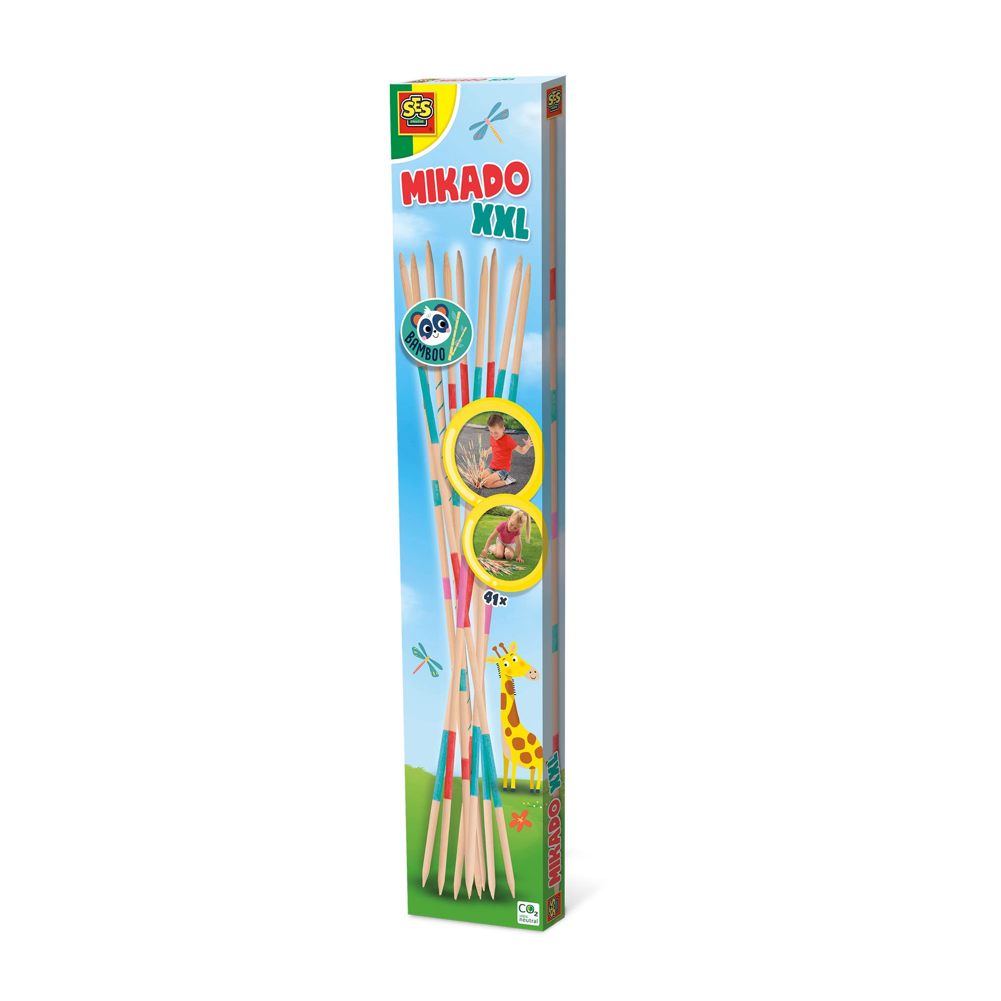 SES Creative 02295 Mikado XXL - Бамбук, 50 см, 41 заколка, Возраст от 3 лет