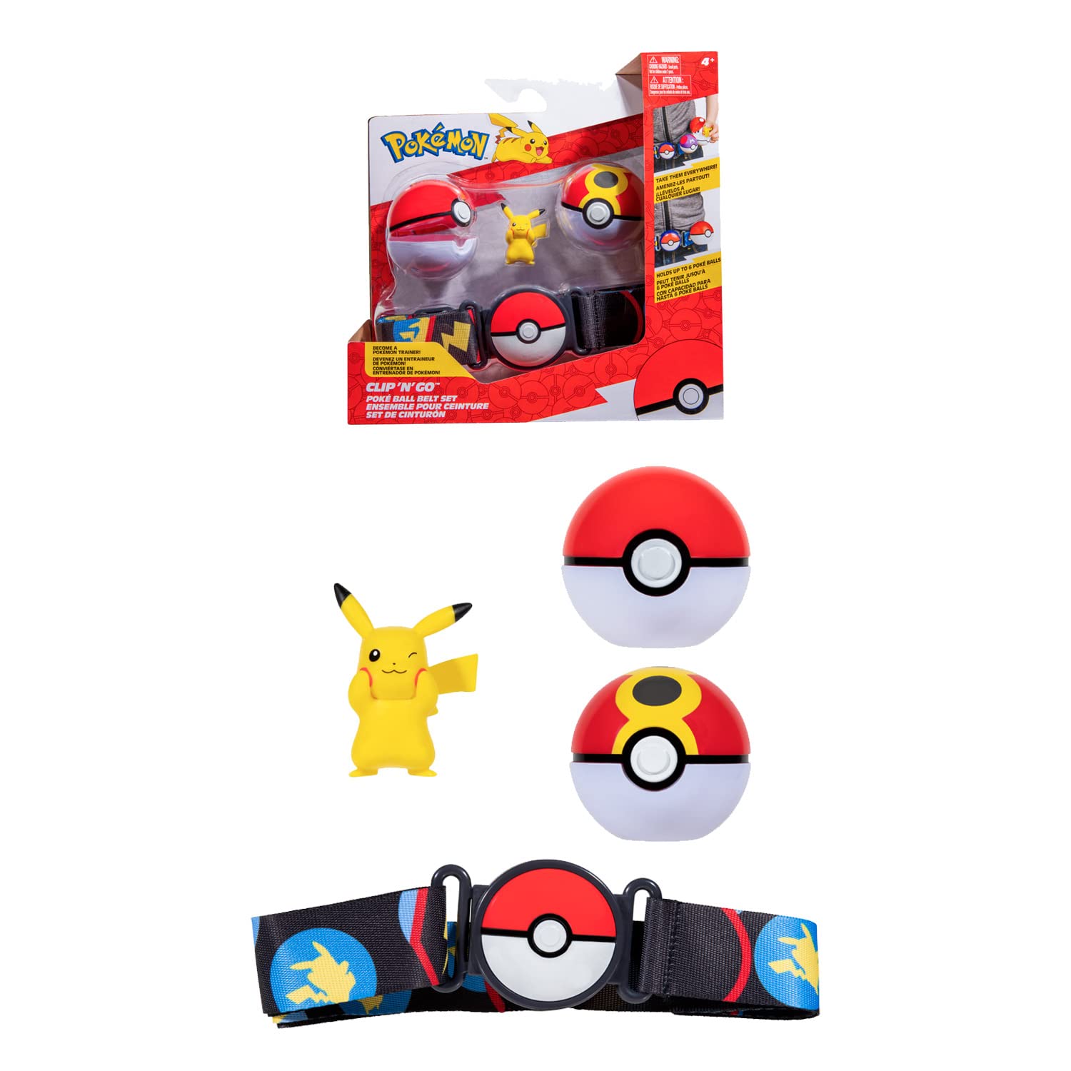 Bandai JW2720 Pokémon Clip 'N' Go-1 Ceinture, 1 Poké Repeat Ball et 1 Figurine 5 - Bild 1 von 8