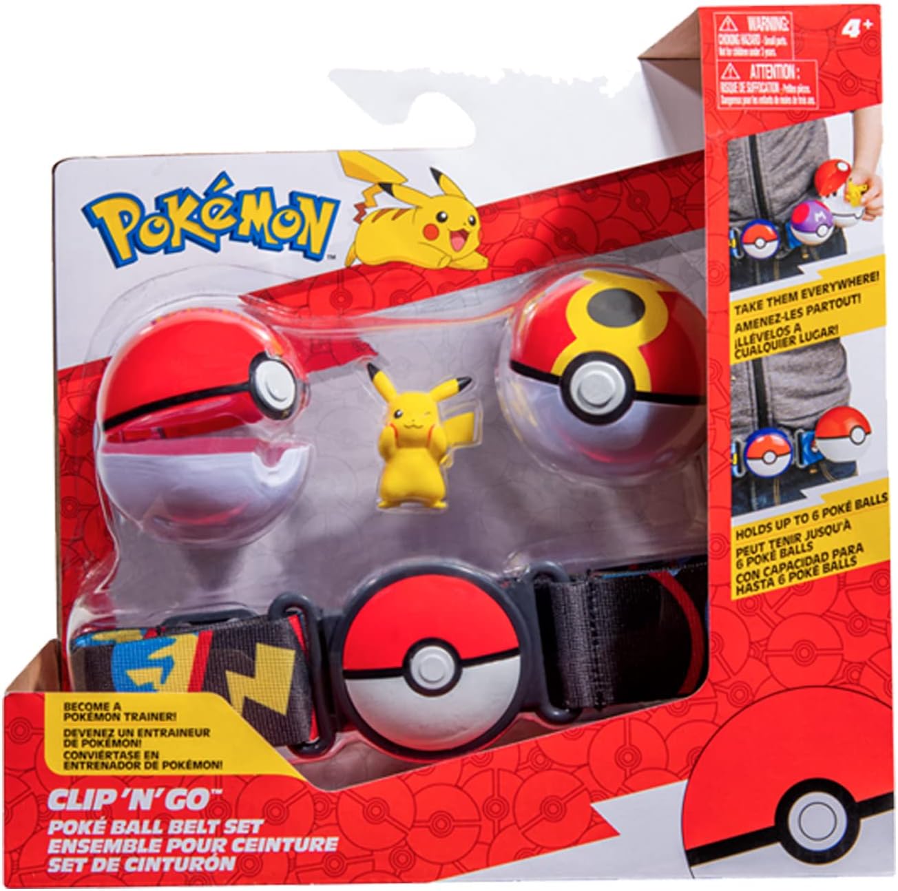 Bandai JW2720 Pokémon Clip 'N' Go-1 Ceinture, 1 Poké Repeat Ball et 1 Figurine 5 - Bild 4 von 8