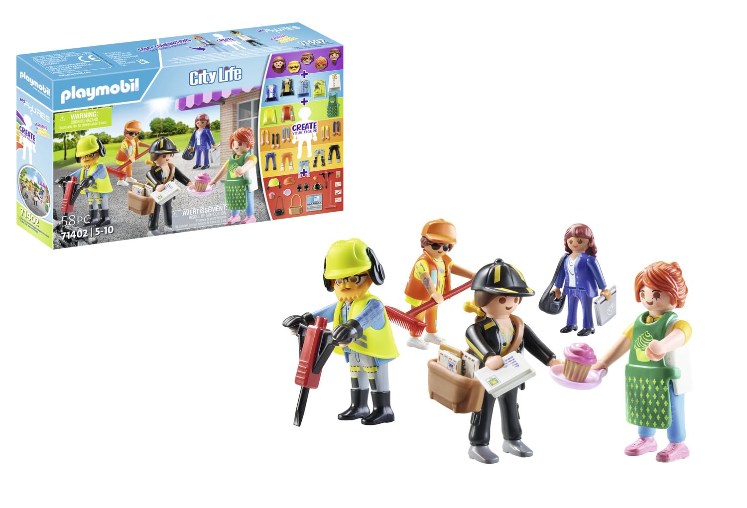 Photos - Toy Car Playmobil 71402 My Figures - City Life Figures Collection Imaginative Role 