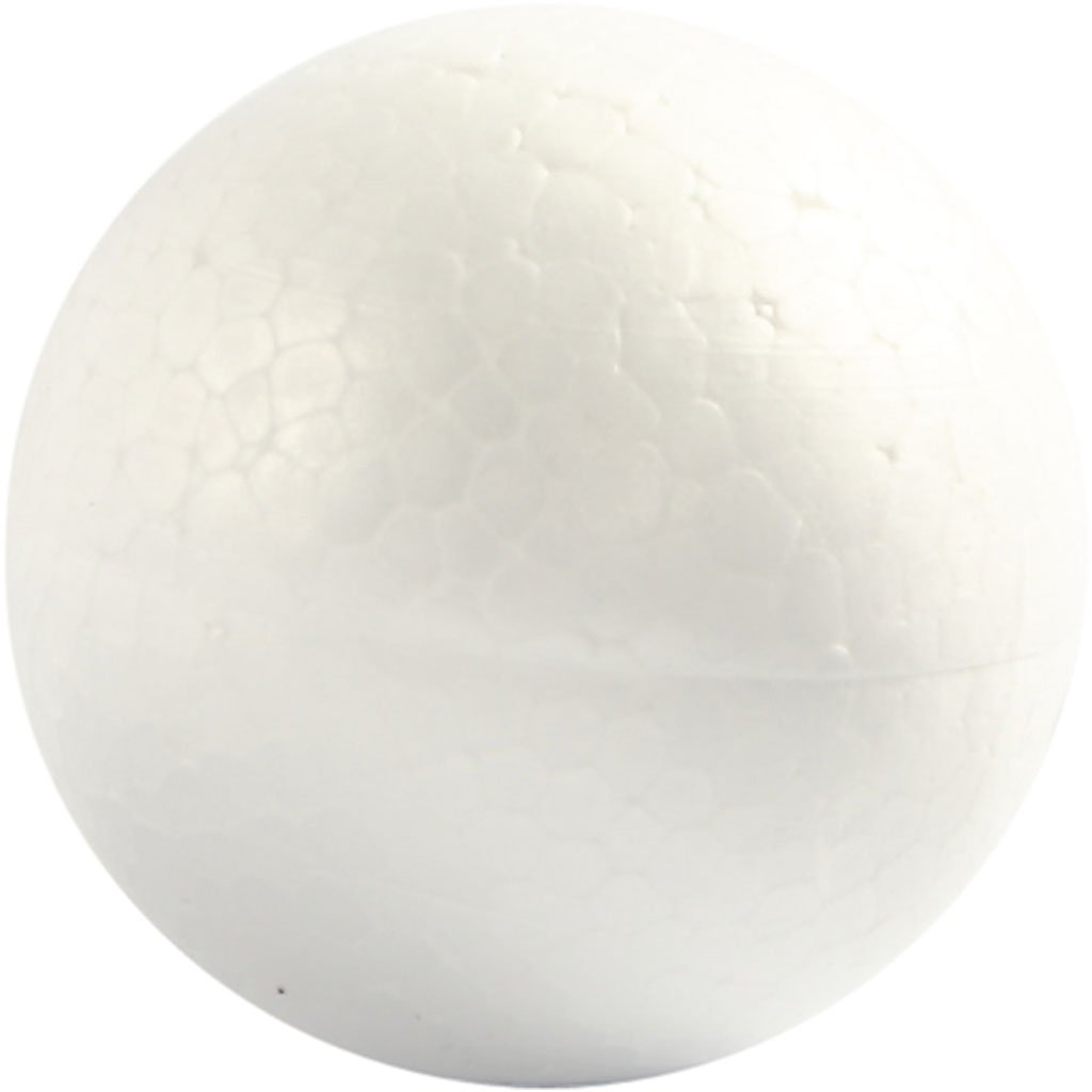Ball D 5 cm polystyrene 5pcs 3390₽
