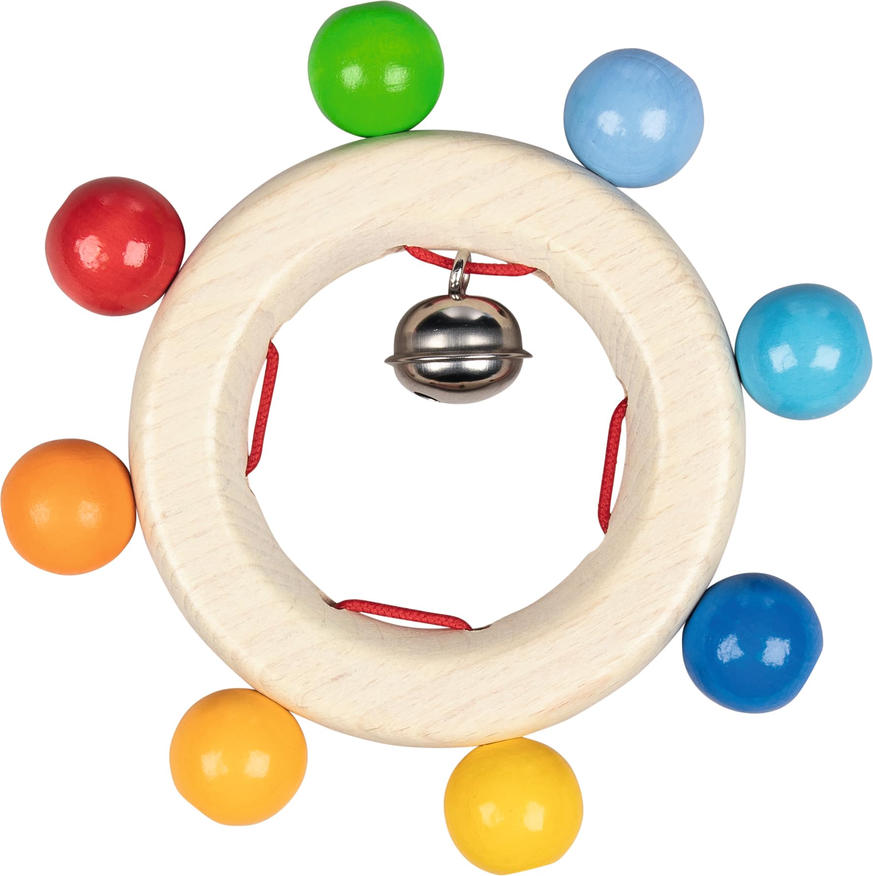 Photos - Other Toys Goki Brand rattles. Rattle ranges with 8 Rainbow Pearls ‎65321