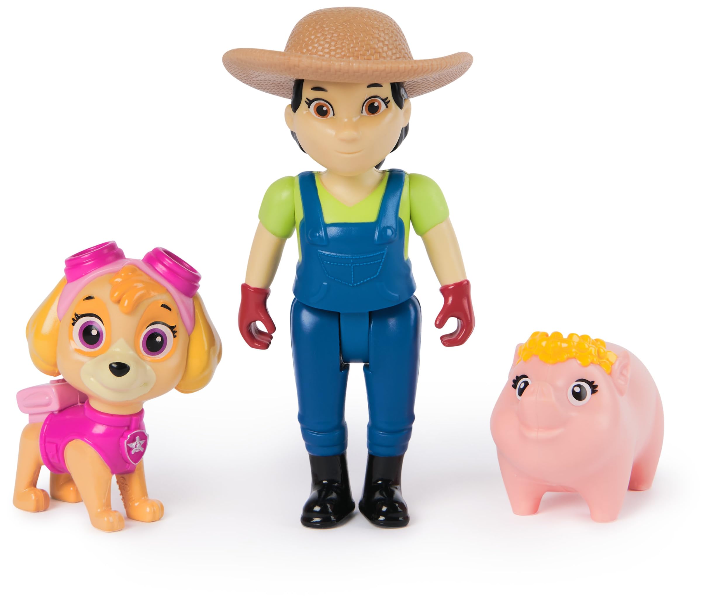 Photos - Action Figures / Transformers Paw Patrol Skye Farmer Yumi and Piggie Figures Kids’ Toys for Boys and Girls Aged 3 and Up ‎6070750 