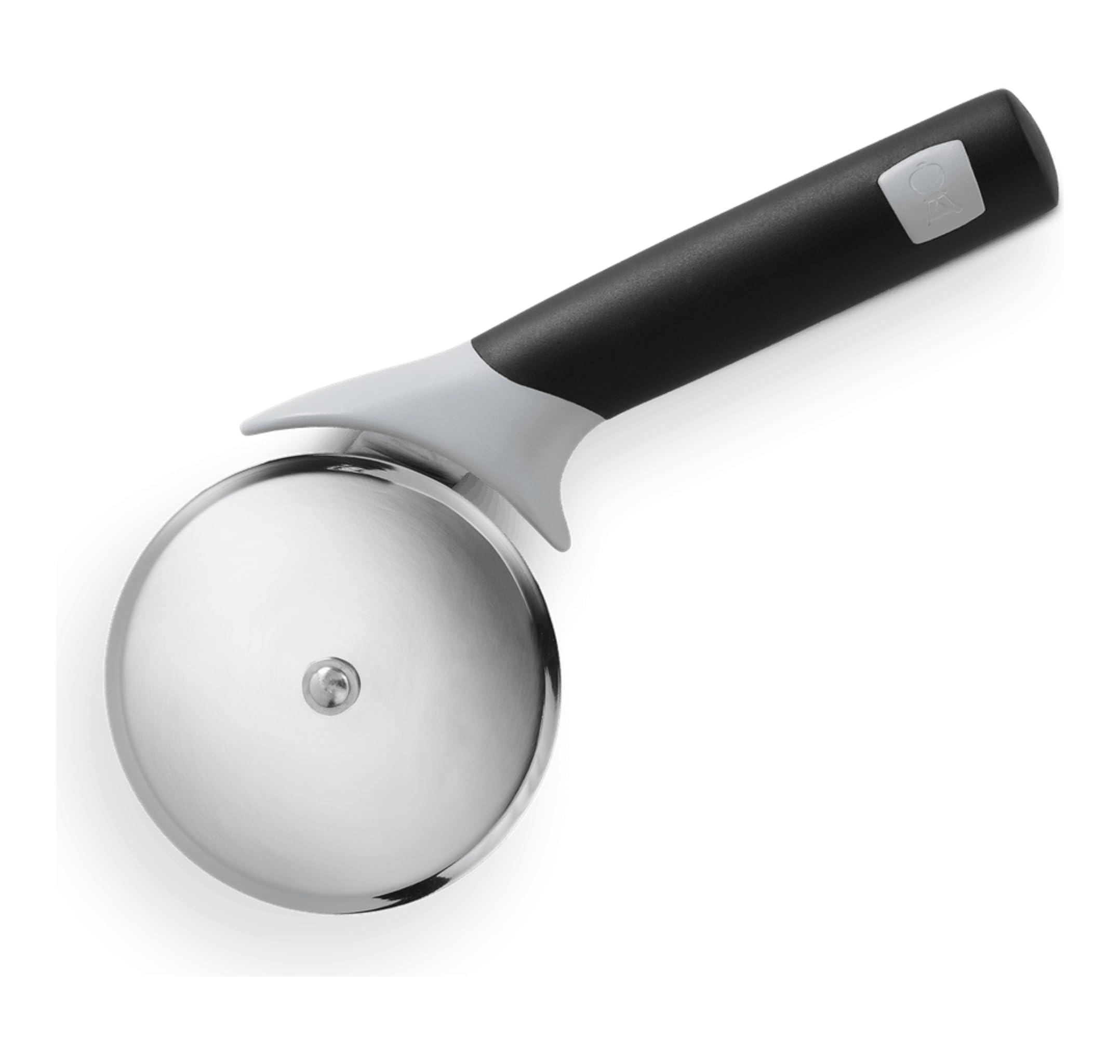 Photos - Kitchen Knife Weber Pizzaschneider mit extra großem Schneiderad für dicke oder dünne Pizzaböden aus Edelstahl mit Komfortgriff spülmaschin 