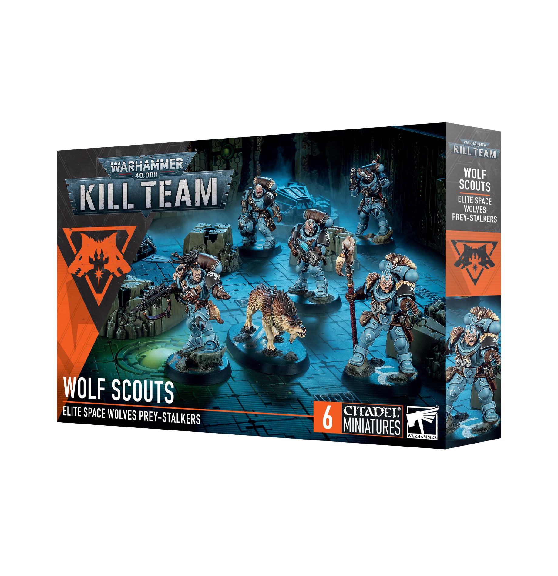 Photos - Model Building Kit Games Workshop  Warhammer 40000 - Kill Team: Wolf Scouts  ‎102-11 (Space Wolves)