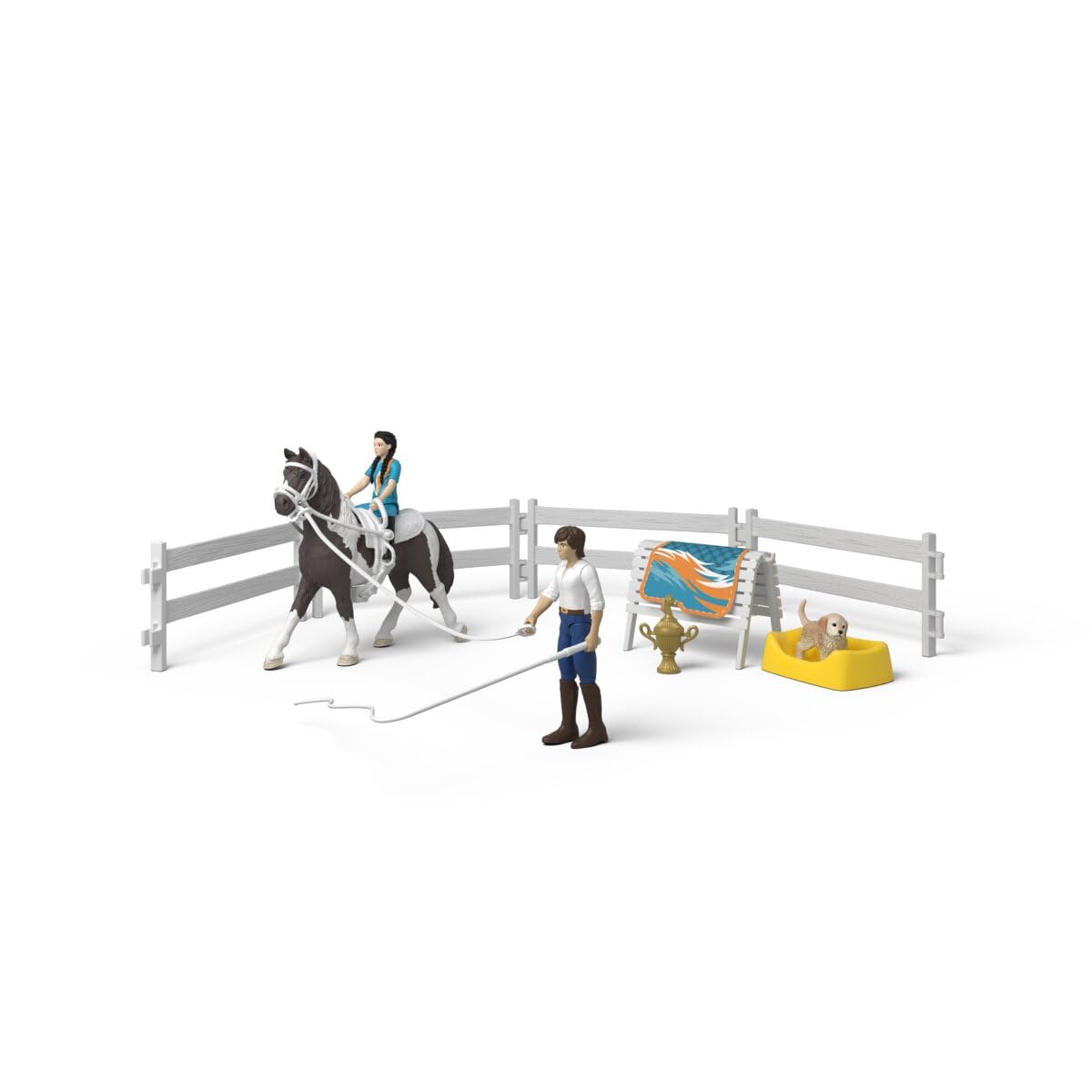 Photos - Action Figures / Transformers Schleich HORSE CLUB Kim’s Spring Set 42799 Kim\'s Vaulting Set 