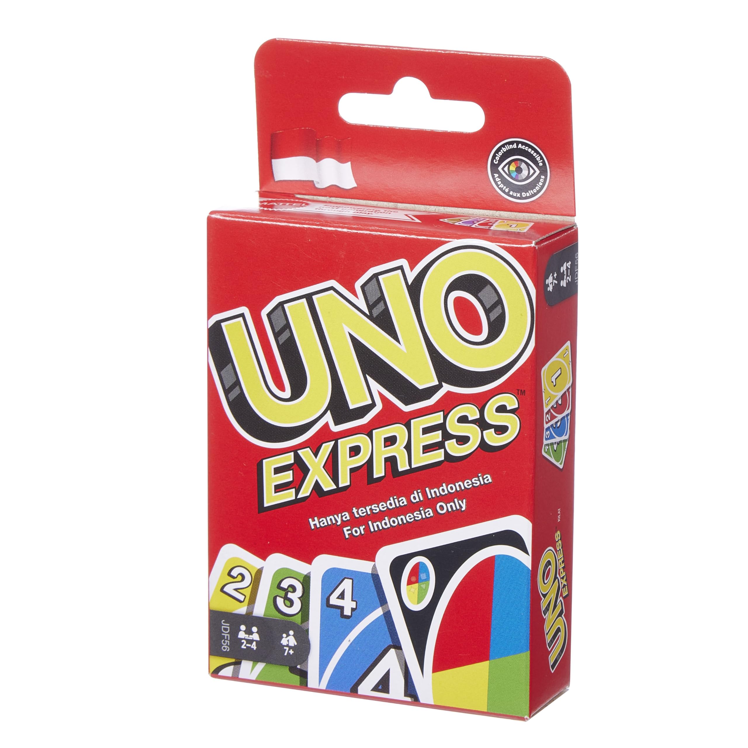 Photos - Jigsaw Puzzle / Mosaic UNO Mattel 56 Card Express Kaartspel voor kinderen volwassenen en wildavond
