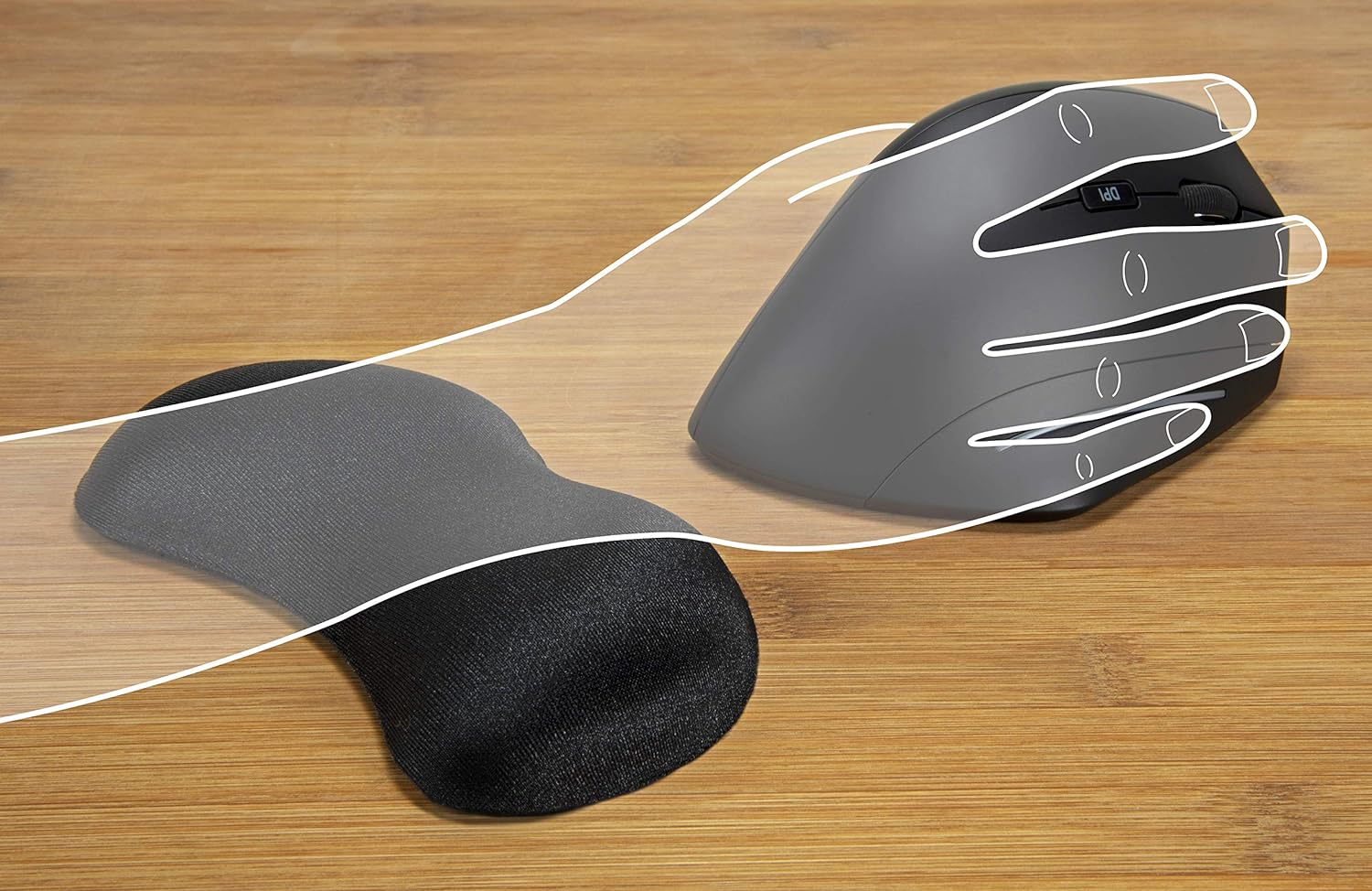 Speedlink SL-620800-BK LAX Gel Wrist Rest - Picture 9 of 10