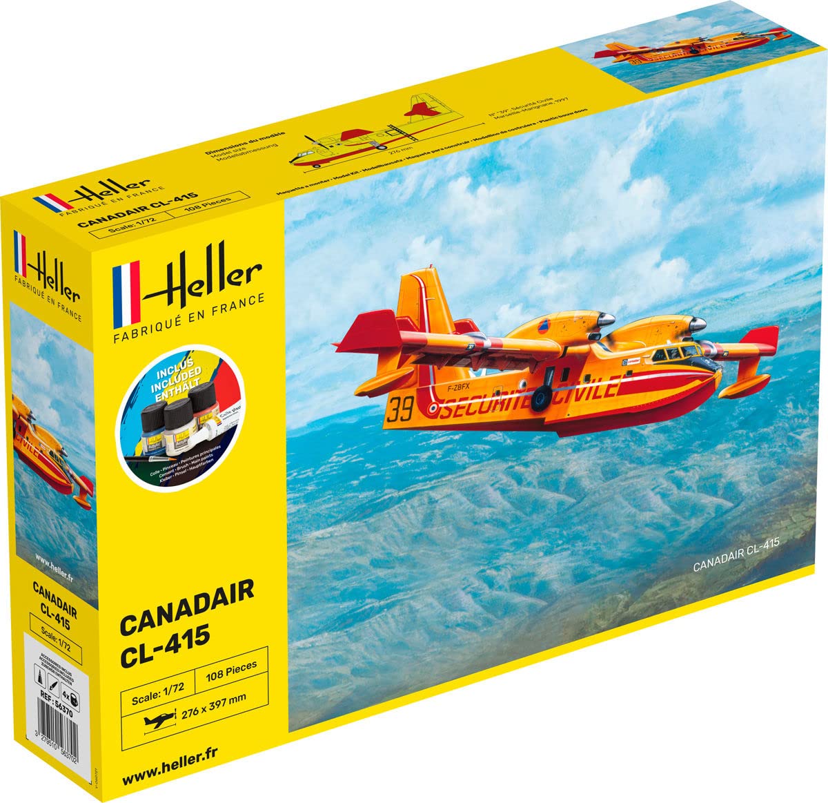 Heller 172 - Canadair Cl-415 11390₽