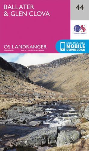 Ballater, Glen Clova (Map) OS Landranger Map (UK IMPORT)