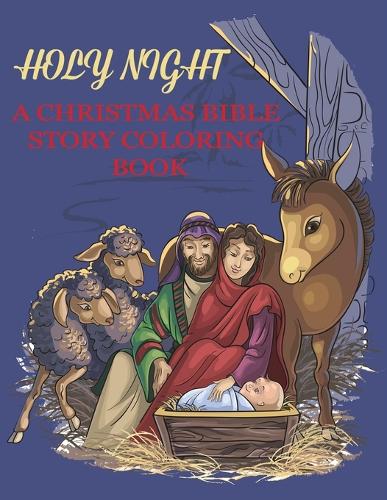 Dp Kids Holy Night, A Christmas Bible Coloring Book (Paperback) (UK IMPORT)