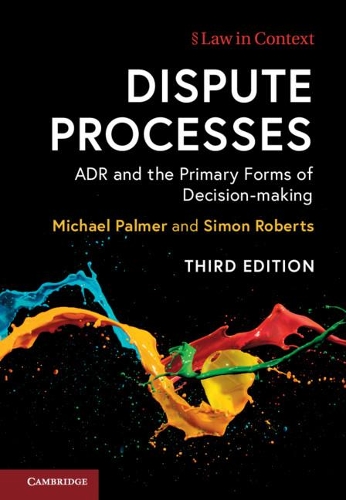 Simon Roberts Michael Palmer Dispute Processes (Paperback) (UK IMPORT)