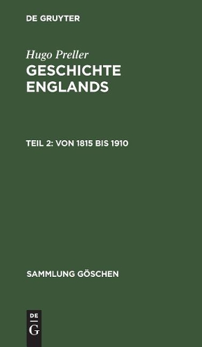 Hugo Preller Von 1815 bis 1910 (Hardback) Sammlung Göschen