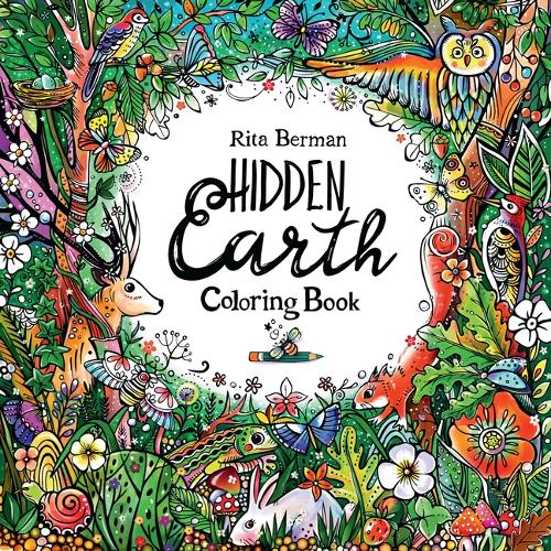 Rita Berman Hidden Earth Coloring Book (Paperback)