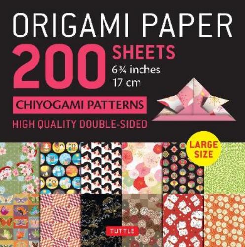 Origami Paper 200 sheets Chiyogami Patterns 6 3/4" (17cm) - Picture 1 of 1