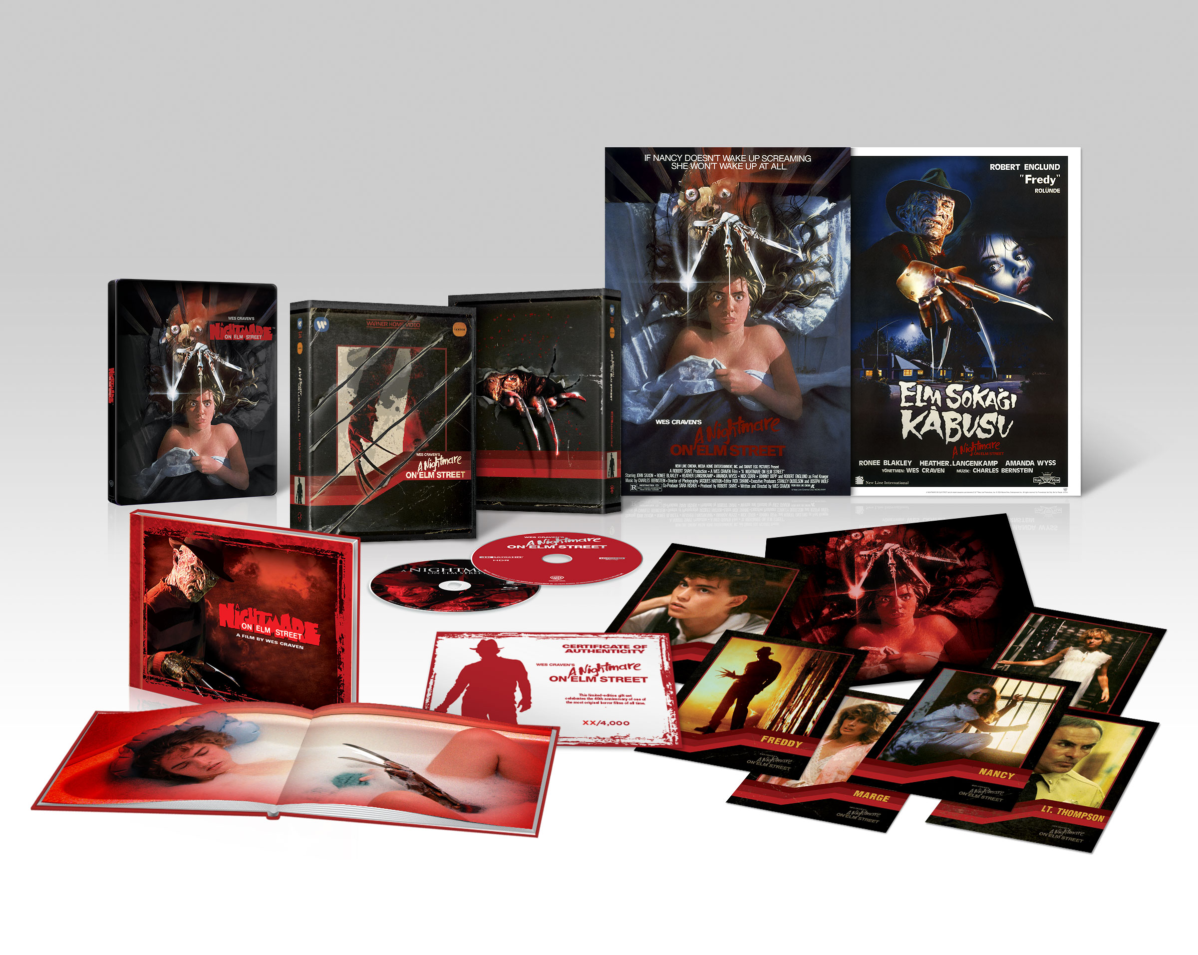 A Nightmare on Elm Street 40th Anniversary Ultimate Collectors Edition with Steelbook (4K Ultra HD)