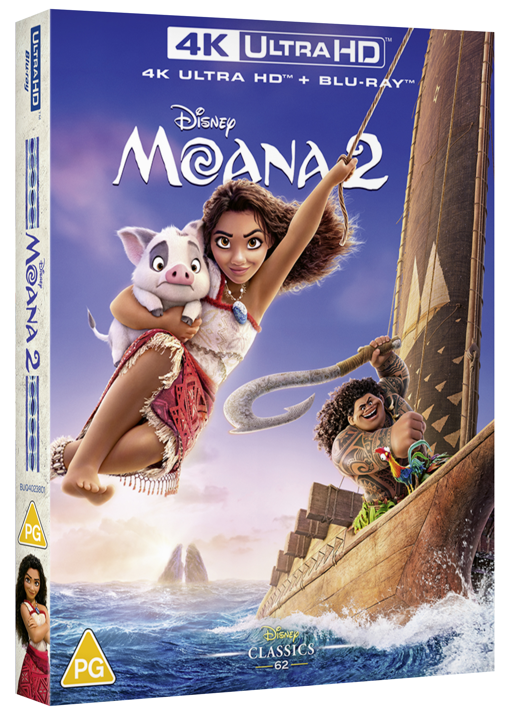 Disney's Moana 2 (4K UHD Blu-ray) Auli'I Cravalho Dwayne Johnson (US IMPORT) - Picture 2 of 5