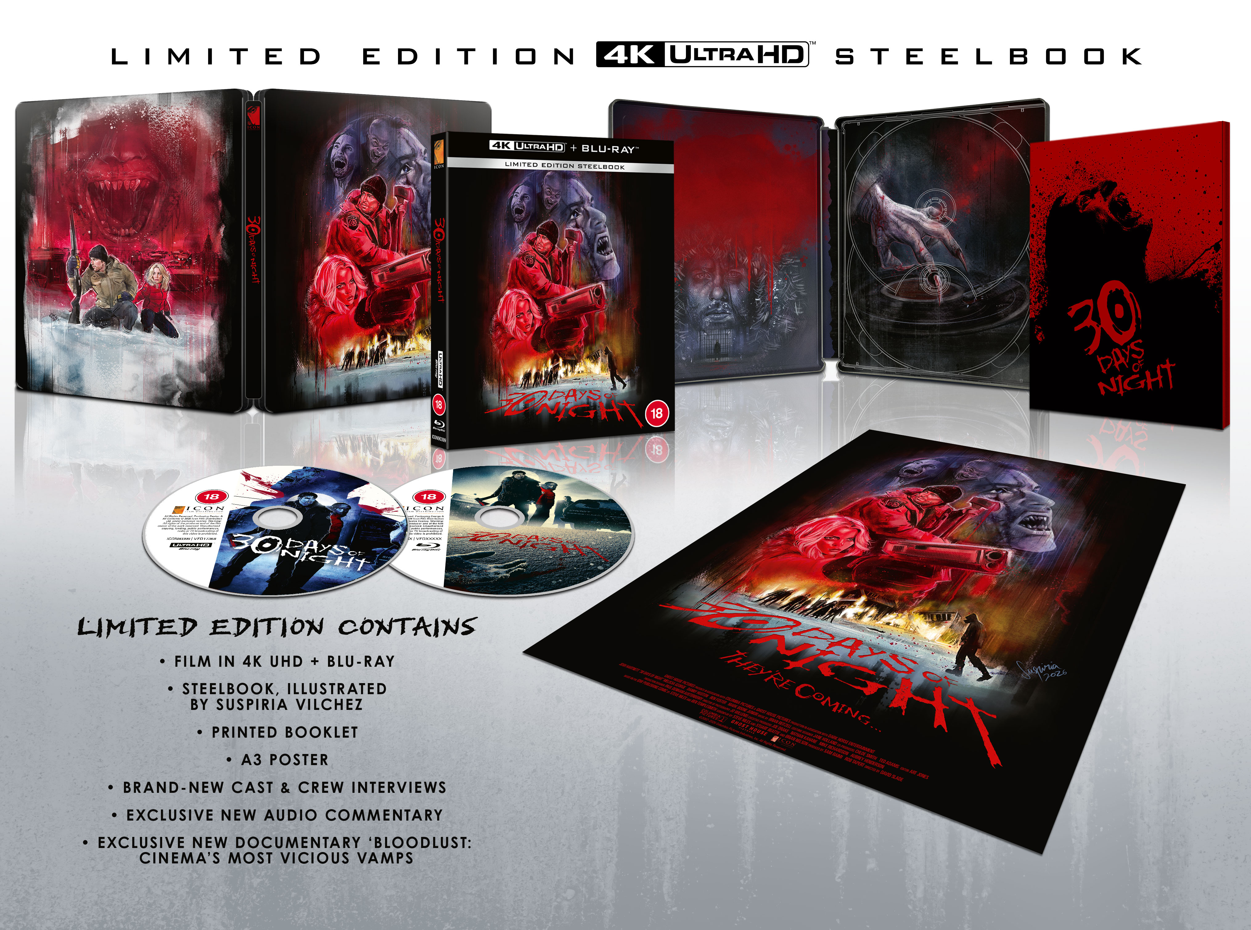 30 Days Of Night Limited Edition 4K UHD Steelbook (4K Ultra HD)