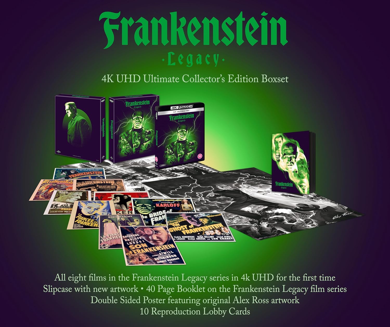 Frankenstein Legacy Ultimate Collector&rsquo;s Edition (4K Ultra HD)