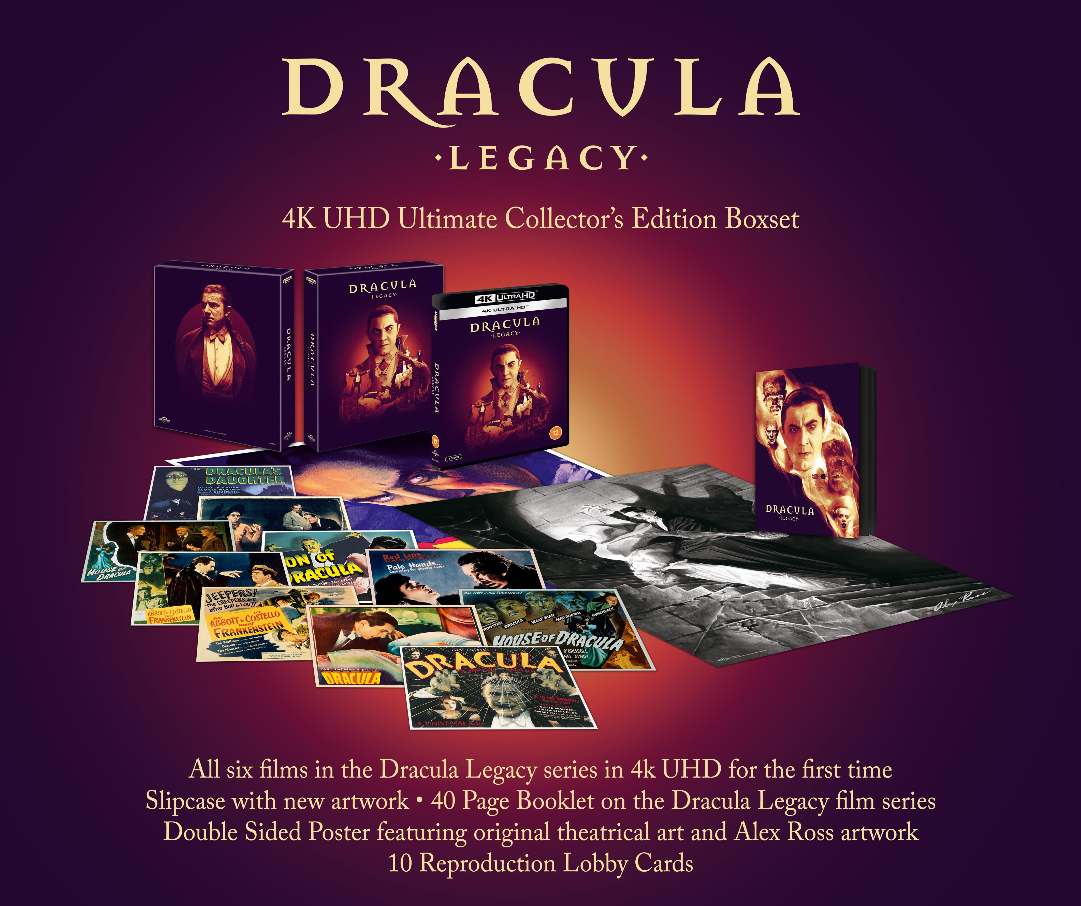 Dracula Legacy 4K UHD Limited Ultimate Collector&rsquo;s Edition Boxset (4K Ultra HD)