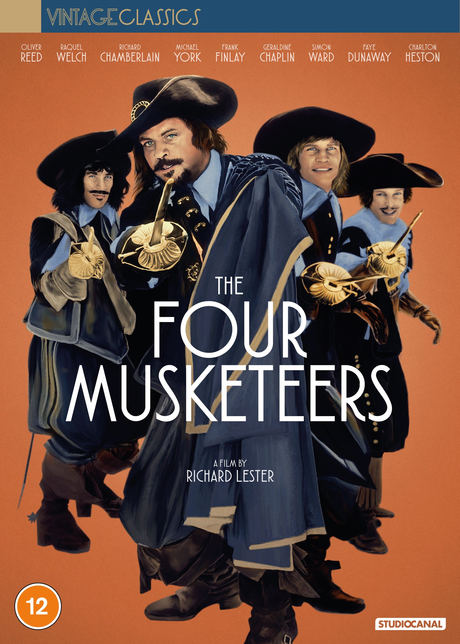 The Four Musketeers (DVD) Christopher Lee Raquel Welch Oliver Reed Simon Ward