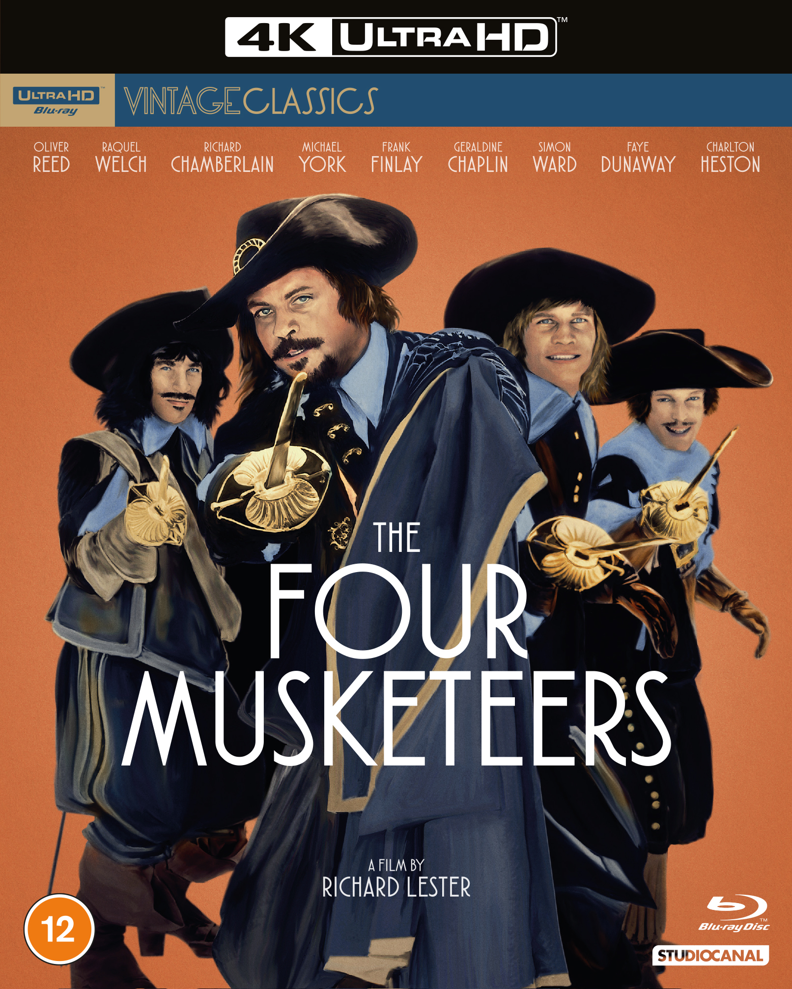 The Four Musketeers (4K UHD Blu-ray) Christopher Lee Raquel Welch Oliver Reed