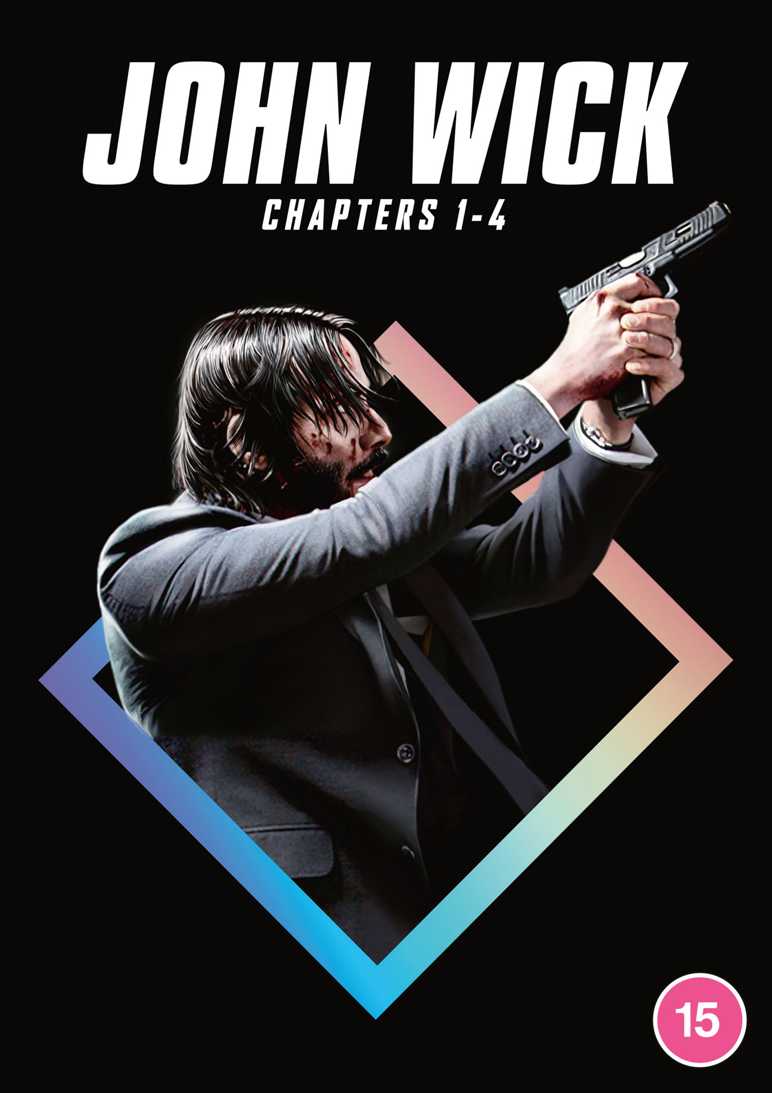 John Wick: Chapters 1-4 (DVD) Claudia Gerini Scott Adkins Laurence Fishburne