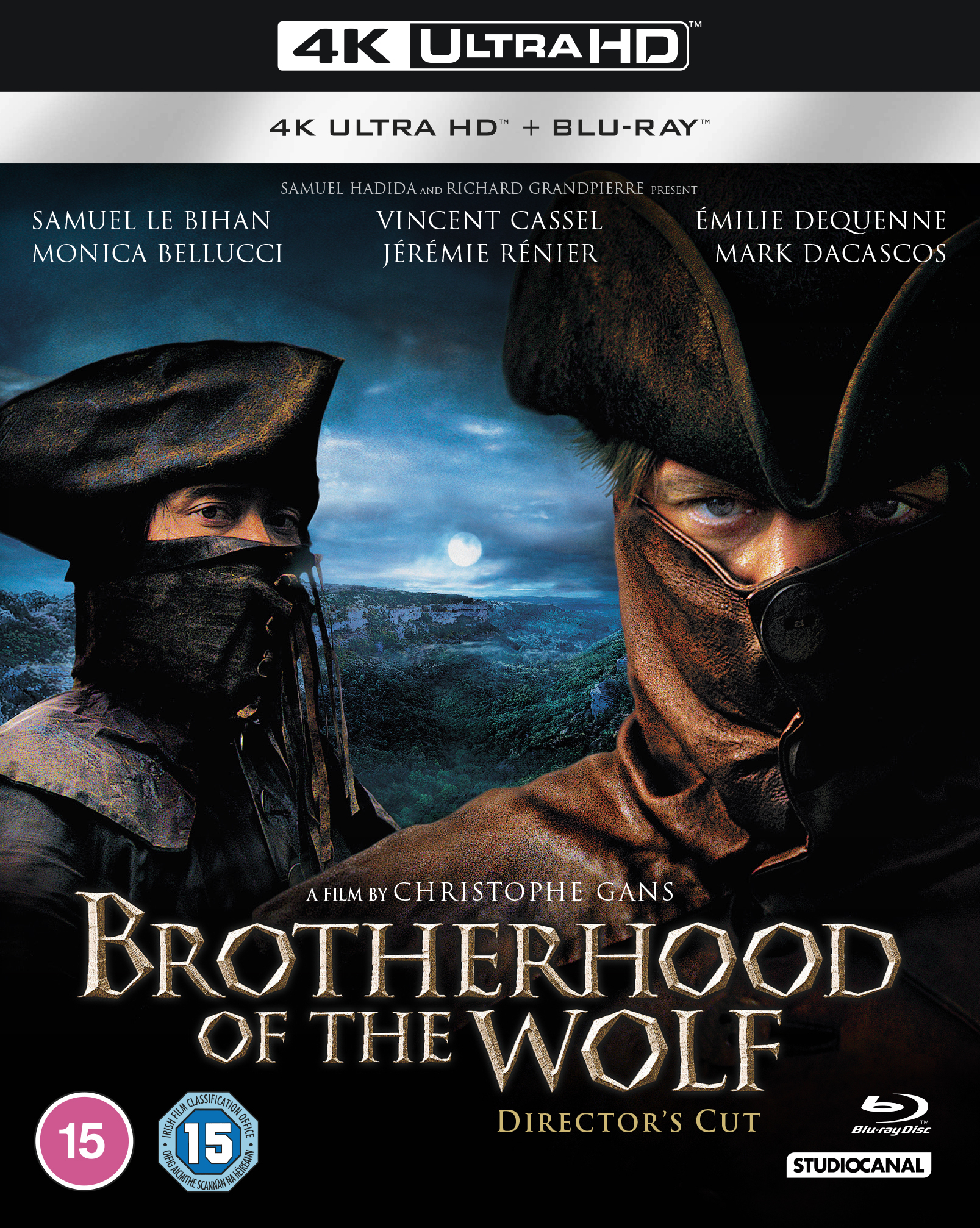 Brotherhood of the Wolf: Director's Cut (4K UHD Blu-ray) Jean Yanne Johan Leysen - Afbeelding 1 van 1