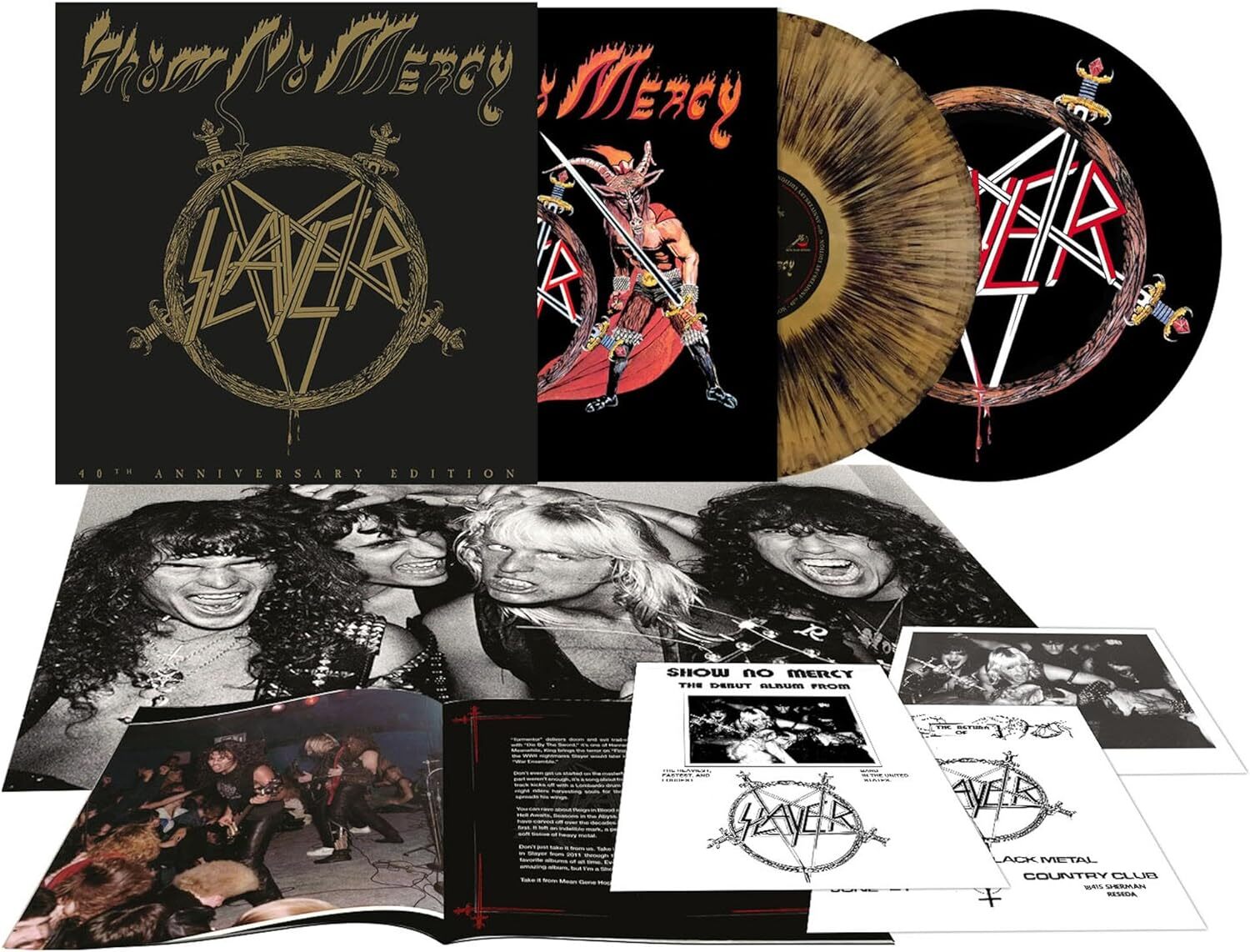 Slayer Show No Mercy (Vinyl) 40th Anniversary  12" Album Coloured Vinyl Box Set - Afbeelding 1 van 1